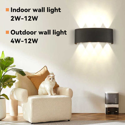 8W LED binnenwandlicht met modern ontwerp en 3000K/4000K/6500K kleurtemperatuur