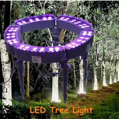 Verlicht uw parken met zacht, warm, wit LED-spotlicht