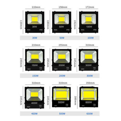 20W 30W 50W 100W 150W 200W High Power Led Flood Lights voor buitensportstadion