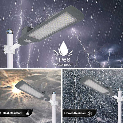 Hoge lichtdoeltreffendheid IP66 All In One LED straatlicht voor buiten 30W 50W 100W 150W