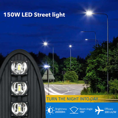 Elektrisch waterdicht LED-straatlicht met AC85-265V-invoerspanning en lange levensduur