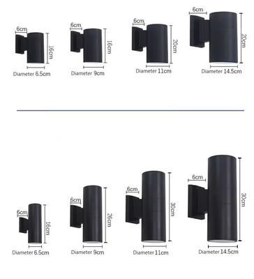 Muurverlichting voor buiten Tuin Led Muurlicht Diffuser Op en neer Aluminium Decoratie Muurlamp 6W 10W 12W 24W 48W 60W