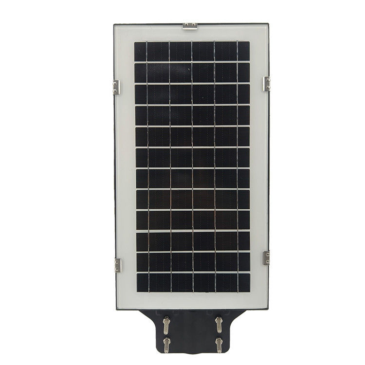 60w High Power Solar Led Street Light Donkergrijze zonnelamp gemaakt van gegoten aluminium